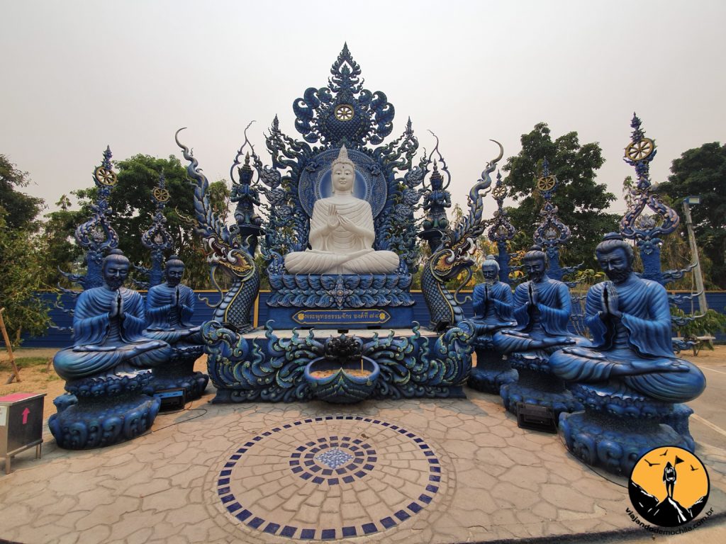 Templo azul em Chiang Rai