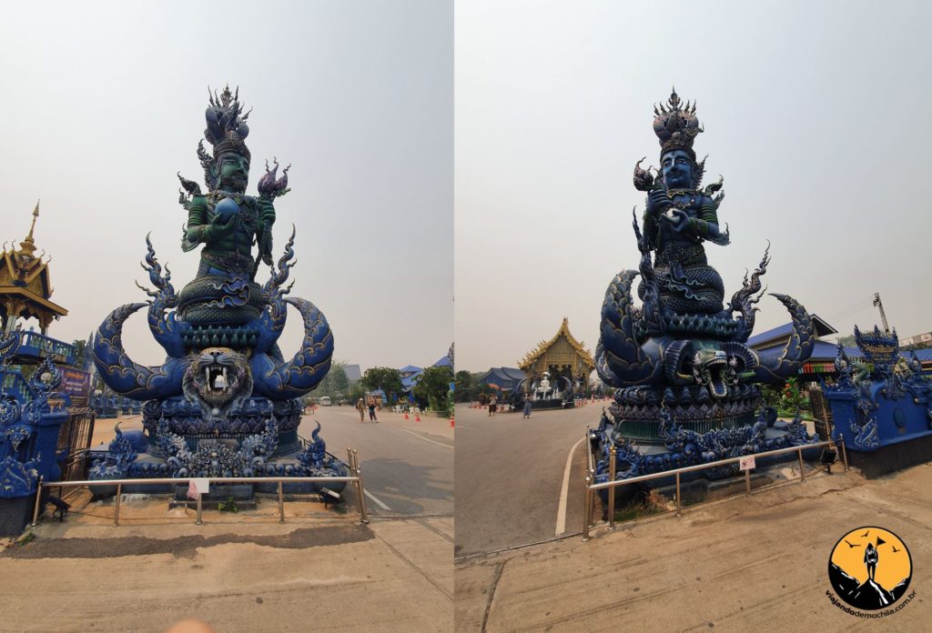 Templo azul em Chiang Rai