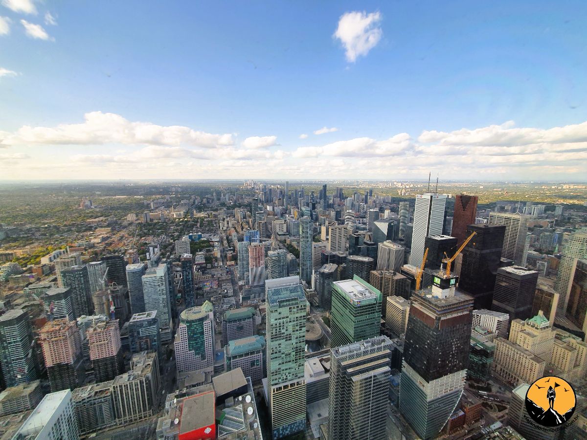 vista da CN tower em toronto